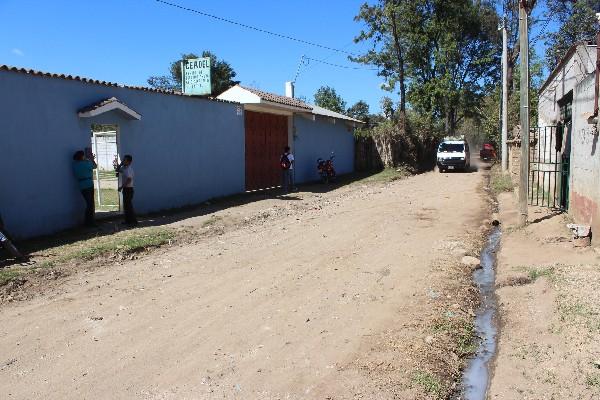 la colonia  El Esfuerzo, zona 1 de Chimaltenango, tiene alto índice delincuencial.