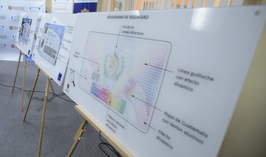 Las nuevas licencias se empezarán a emitir a partir del 10 del mes en curso por la empresa Maycom. (Foto Prensa Libre: Ministerio de Gobernación)