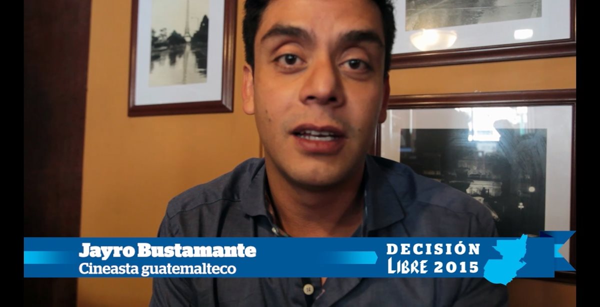 Jayro Bustamante apoya la campaña #YoCuidoMiVotoGT
