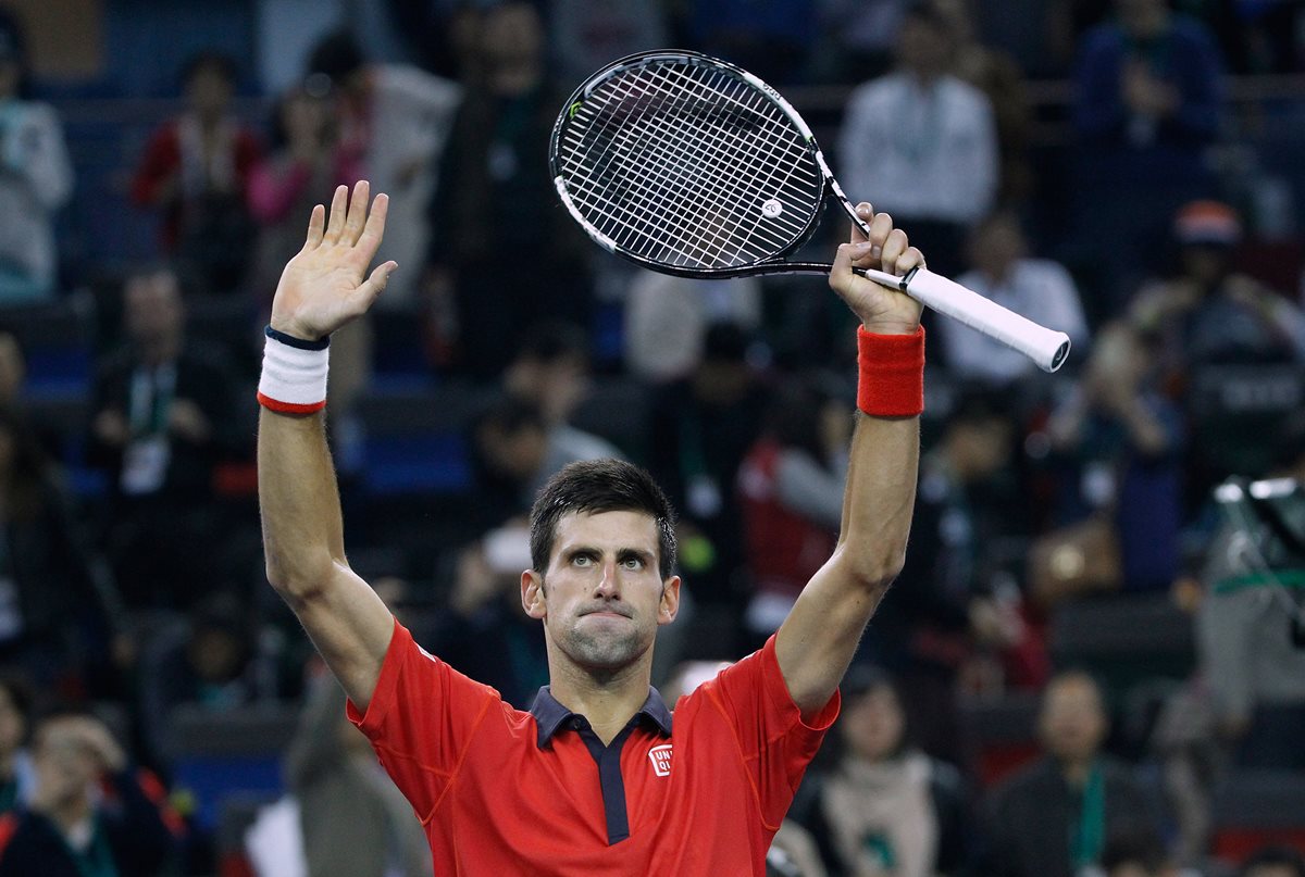 El serbio buscará brillar en una nueva final, ahora en Shangái. (Foto Prensa Libre: AP)