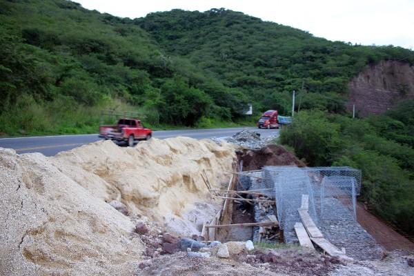 Los trabajos avanzan en el km 74.