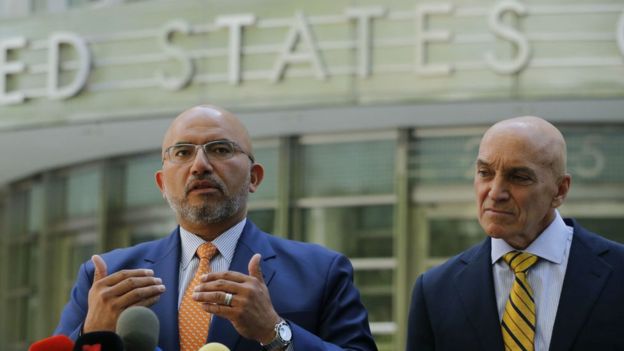 Los abogados del "Chapo" defienden que su cliente es solo un chivo expiatorio de un cartel grande y poderoso. GETTY IMAGES