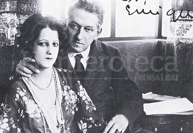 Enrique Gómez Carrillo y la salvadoreña Consuelo Suncín. (Foto: Hemeroteca PL)