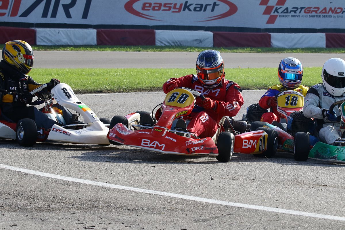 Los pilotos guatemaltecos se encuentran en Italia para competir en el Mundial de Easykarts. (Foto Prensa Libre: Gabriel López).