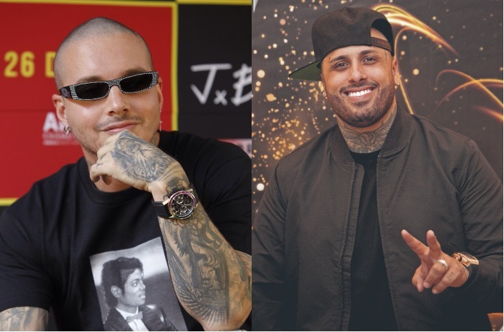 "X", la nueva canción de J Balvin y Nicky Jam se está volviendo viral en redes sociales. (Foto Prensa Libre: Efe / Érick Martínez)