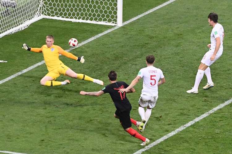 Mario Mandzukic anotó el gol de la clasificación a la final de Rusia 2018.