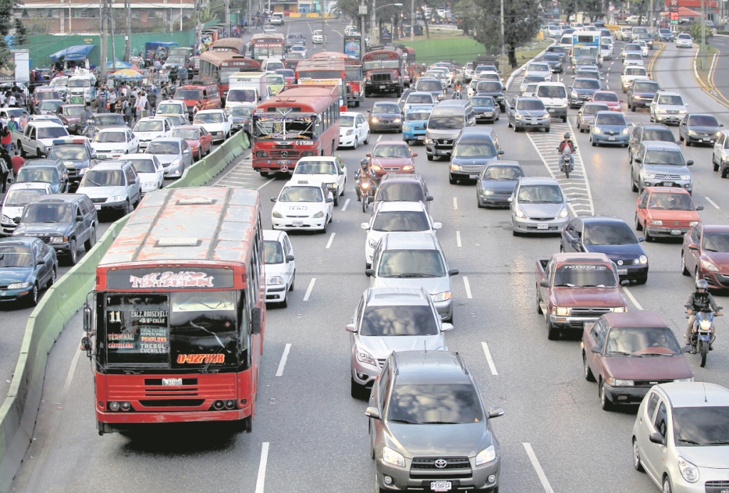 El tráfico es uno de los principales problemas causados. (Foto Prensa Libre: Hemeroteca PL)