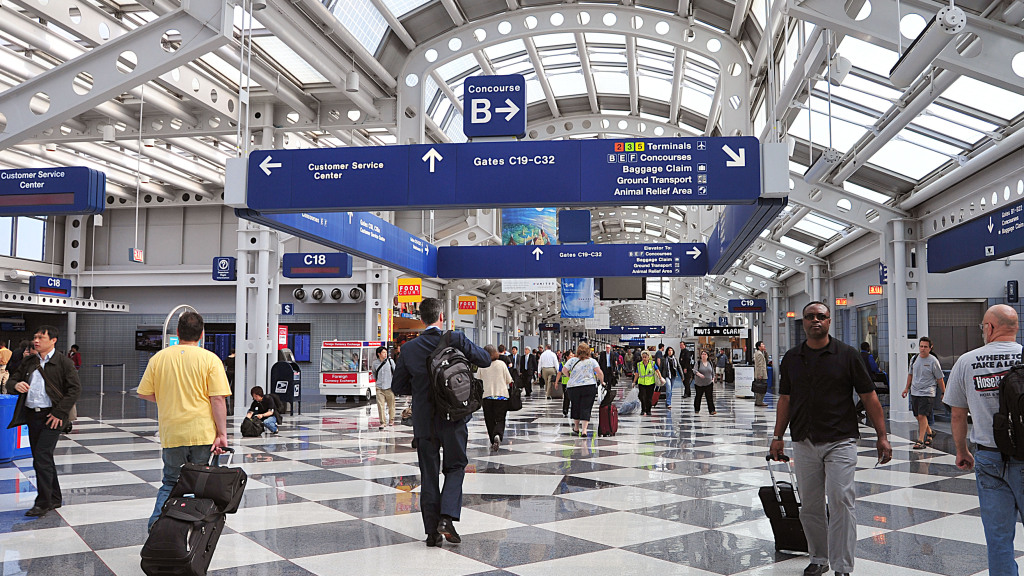 El aeropuerto O'Hare, de Chicago, es uno de los más transitados por turistas. (Foto: Hemeroteca PL)