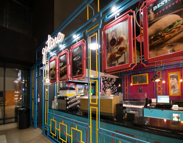 Combinación de colores y de diseños son parte de los establecimientos de las franquicias de Gitane. (Foto, Prensa Libre: Inversiones Moka).