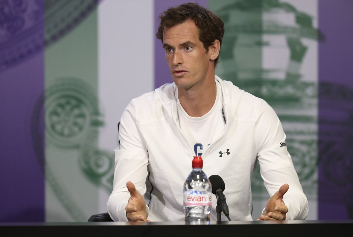 Andy Murray se reporta listo para el abierto de Wimbledon. (Foto Prensa Libre: AP)