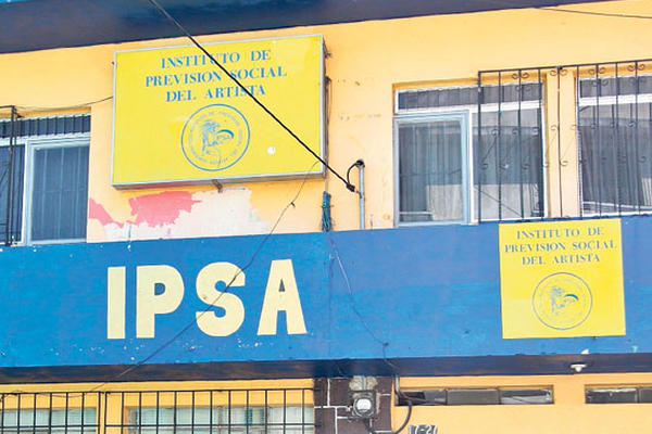 Sede del Ipsa, zona 1, entidad contra la cual se quejan varios artistas, por irregularidades.