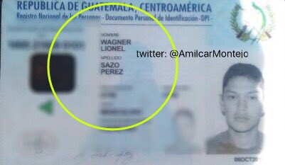 El documento personal de identificación de Wagner Sazo fue localizado por los Bomberos Municipales junto a una osamenta que estaba entre arbustos, en el puente Las Vacas, zona 6. (Foto Prensa Libre: Amílcar Montejo)
