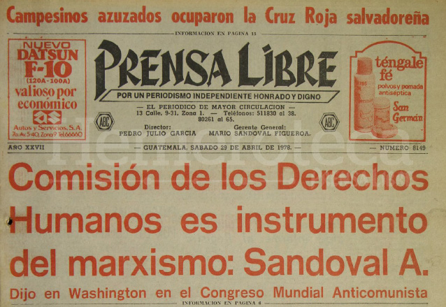 Titular del 29 de abril de 1978. (Foto: Hemeroteca PL)