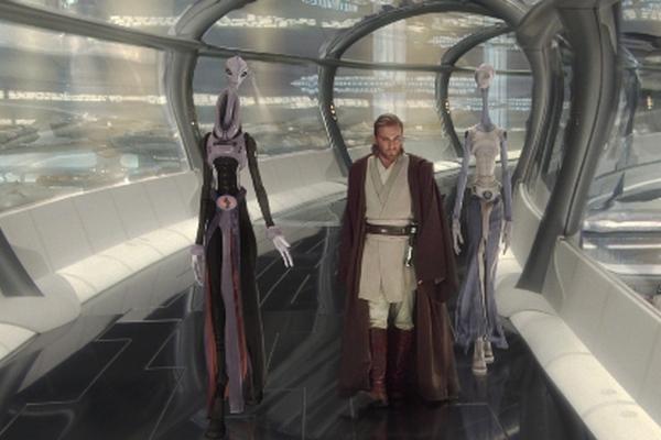 Escena de la saga Star Wars<br _mce_bogus="1"/>