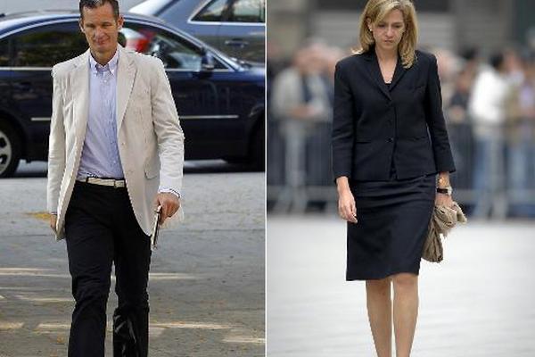 La infanta Cristina y de su marido, Iñaki Urdangarin. (Foto Prensa Libre: AFP)