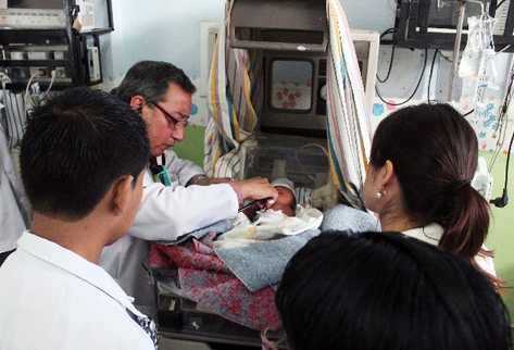 Recién nacida que fue encontrada  en la zona 10 de Xela, a mediados de junio.