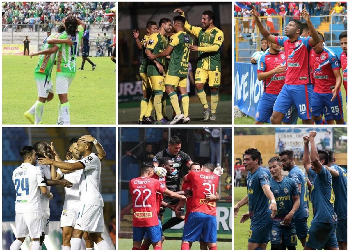 A falta de dos jornadas el primer lugar de la fase de clasificación del Apertura 2017 aún no tiene dueño. (Foto Prensa Libre: Hemeroteca PL)