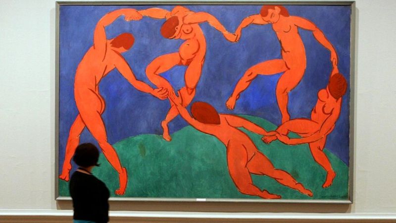 "El baile", de Henri Matisse, fue un cuadro encargado por un magnate ruso para adornar las escaleras de su mansión. GETTY IMAGES