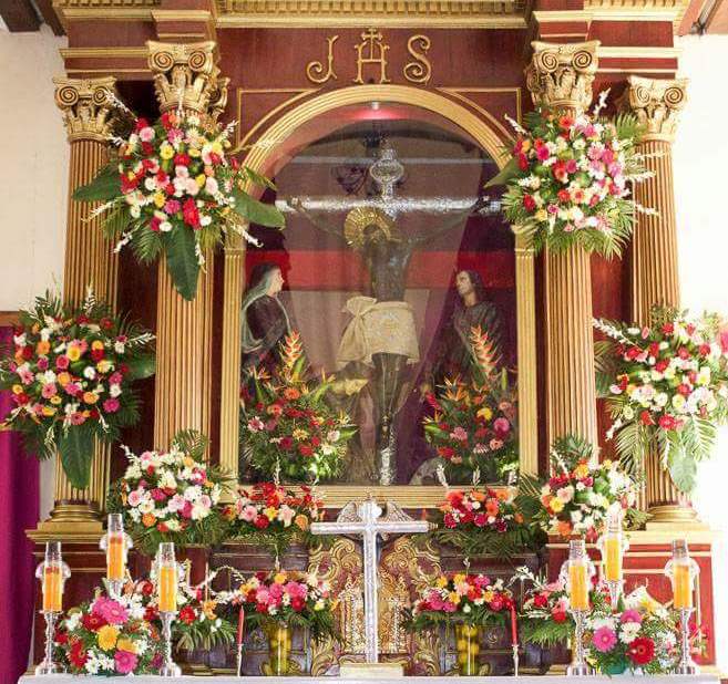La veneración a la imagen del Cristo Negro de Taxisco se registra por primera vez en 1678, pero puede ser más antigua. (Foto Prensa Libre: Alejandra García)