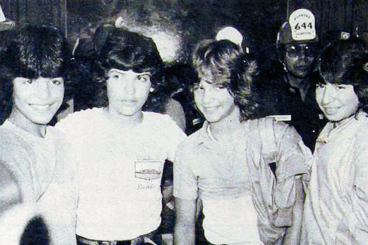 Chayanne, Tony, Ray y Migue de “Los Chicos” vinieron a Guatemala en 1982. (Foto Prensa Libre: Hemeroteca)