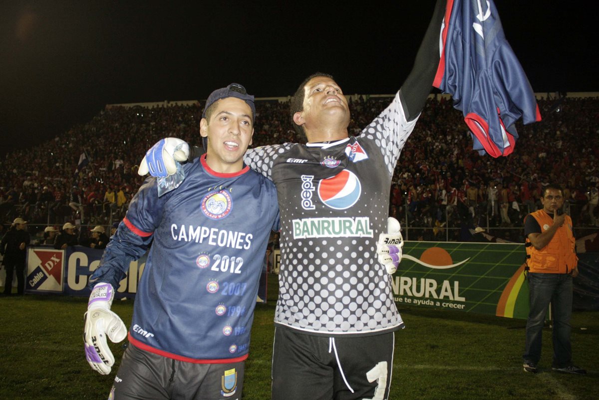 Patterson se convirtió en héroe el 19 de mayo del 2012 cuando se coronaron campeones contra Municipal. (Foto Prensa Libre: Carlos Ventura)