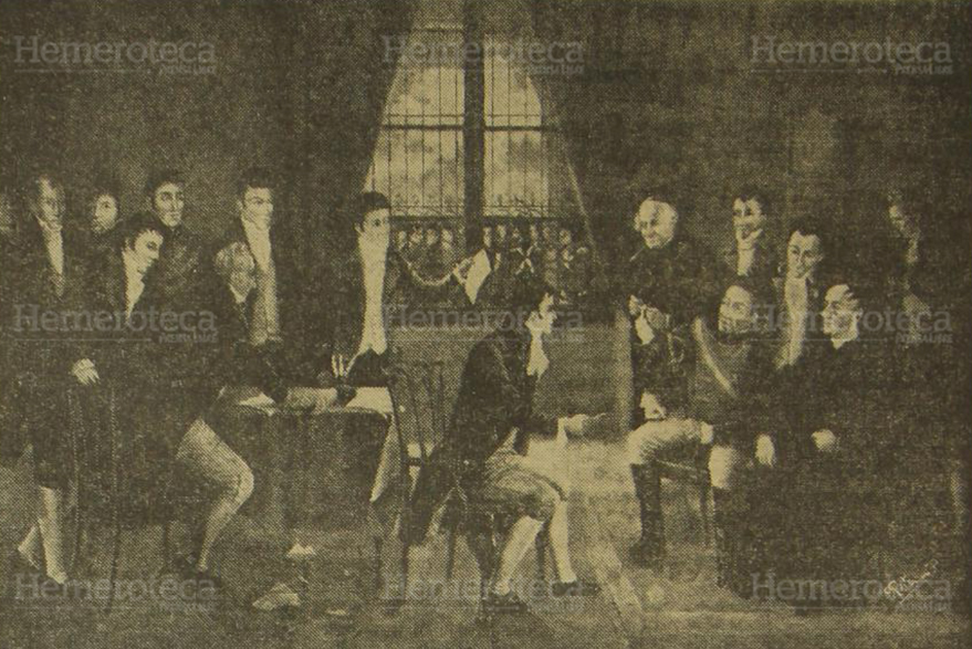 Firma del Acta de Independencia. (Foto: Hemeroteca PL)