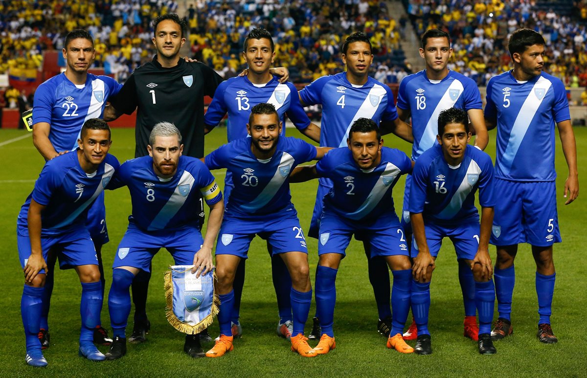 La Selección de Guatemala perdió contra Argentina y Ecuador, en Estados Unidos. (Foto Prensa Libre: AFP)