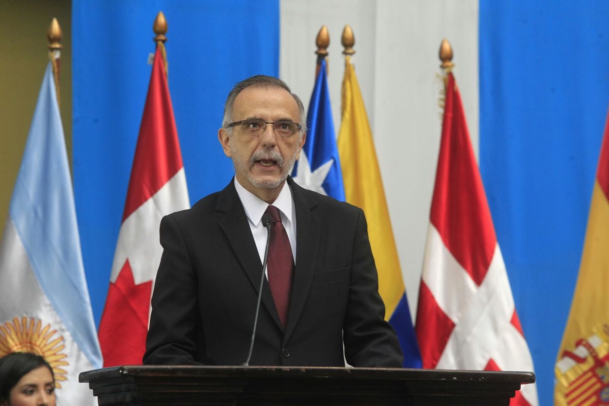 Si no se fortalece el sistema de justicia, la lucha contra la impunidad es un discurso, dijo el  comisionado Iván Velásquez. (Foto Prensa Libre: E. Bercian)