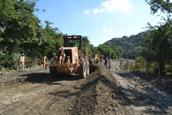 La ruta está en  reconstrucción.