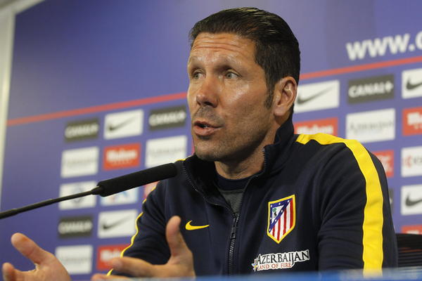El técnico del Atlético de Madrid se siente motivado con su equipo. (Foto Prensa Libre: EFE)