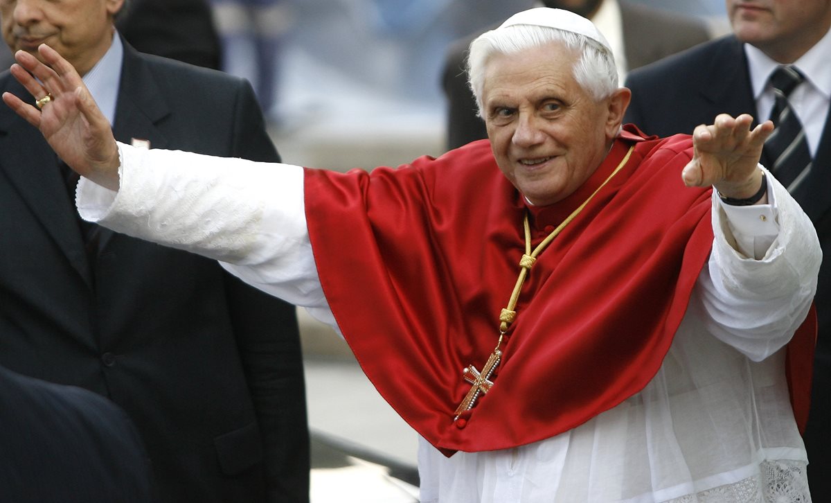 El papa emérito Benedicto XVI. (Foto Prensa Libre: AFP).