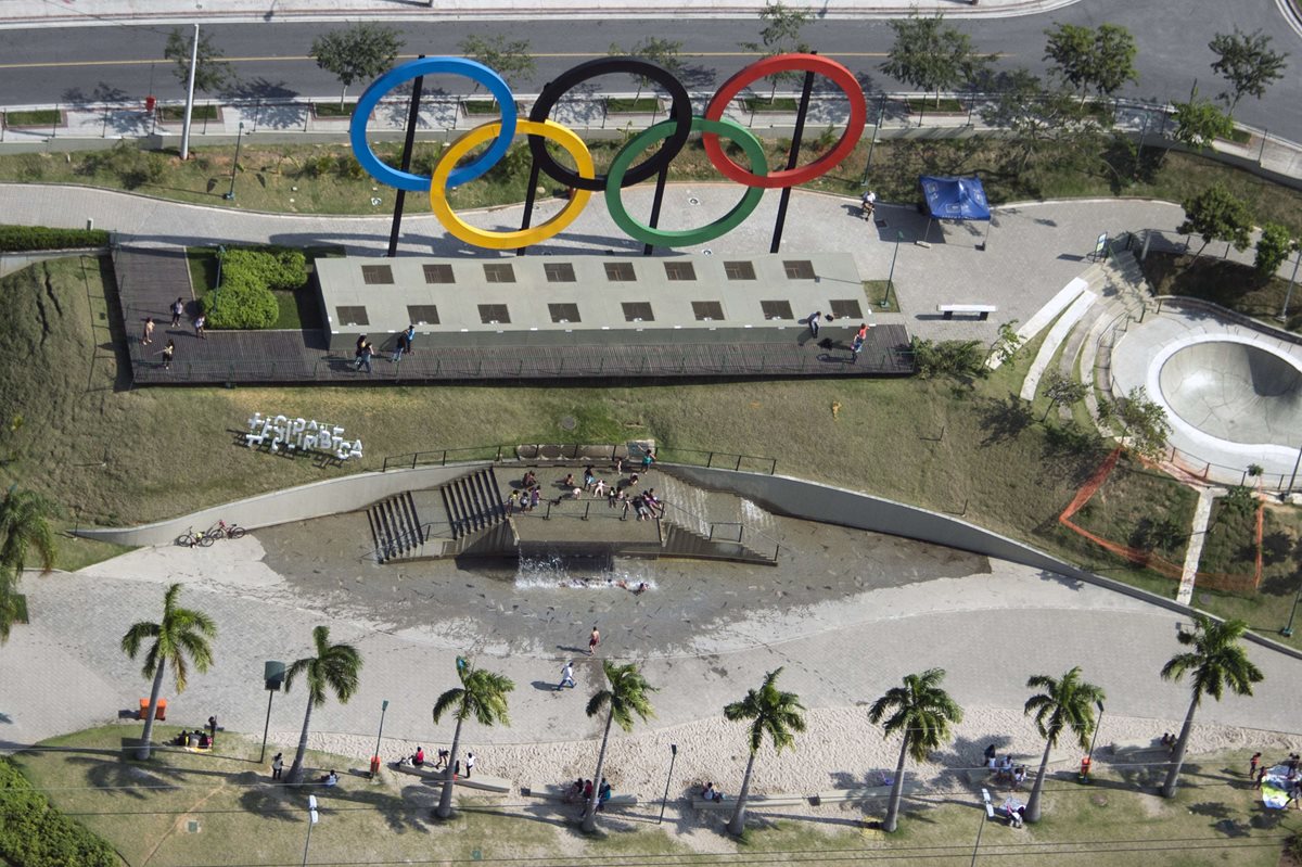 Vista aérea del estadio Olímpico Nilton Santos. (Foto Prensa Libre: AFP)