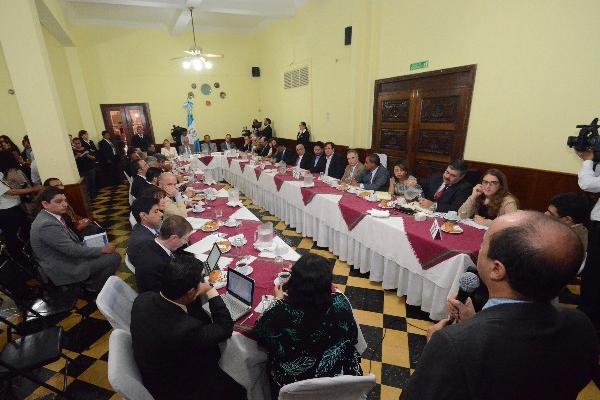 Ayer quedó  instalada la mesa sobre justicia.