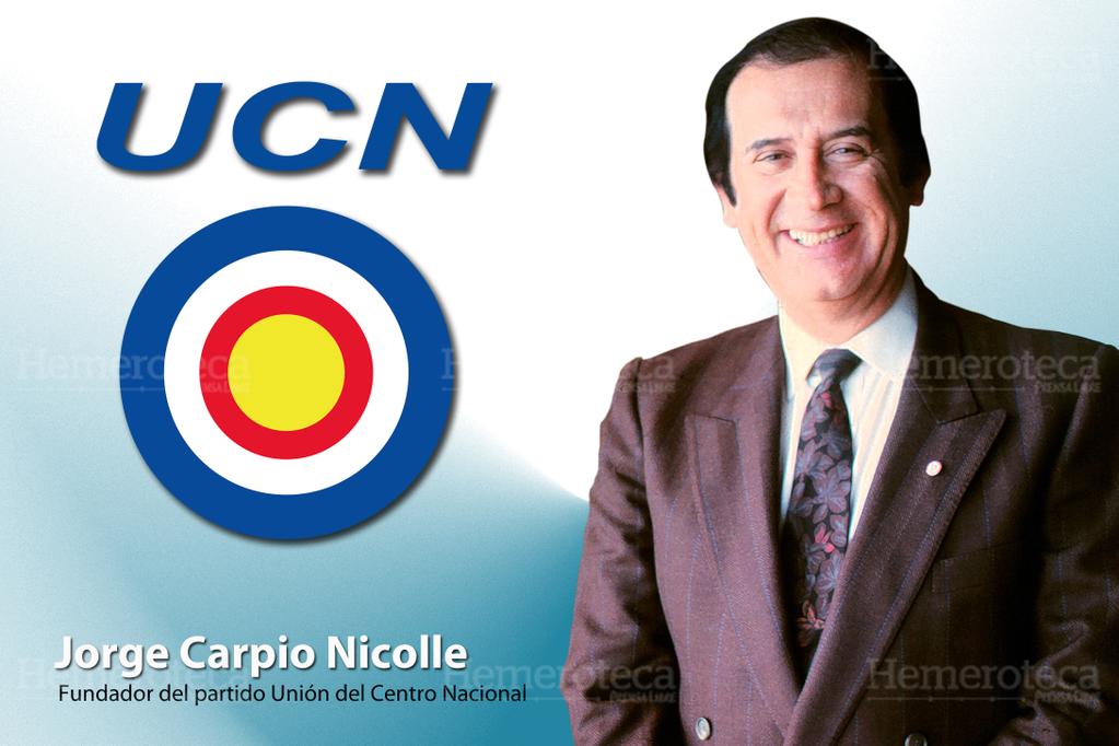 Jorge Carpio Nicolle  Político y fundador del Partido UCN -Unión del Centro Nacional- (Fotoarte: Hugo Cuyán Vásquez)