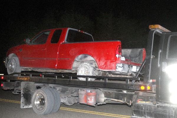 En este picop viajaban los guatemaltecos que fueron atacados el 25 de octubre por policías de Texas.