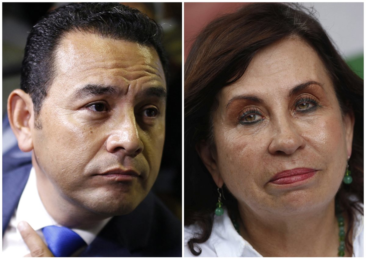 Los candidatos a la presidencia por la UNE y FCN-Nación atendieron a varios medios y realizaron giras al interior. (Foto Prensa Libre: Hemeroteca PL)
