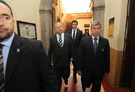 Francisco Dall'anese,   durante su visita al Congreso.