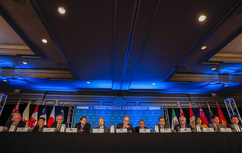 Los países firmantes del acuerdo comercial.(Foto Prensa Libre: EFE)