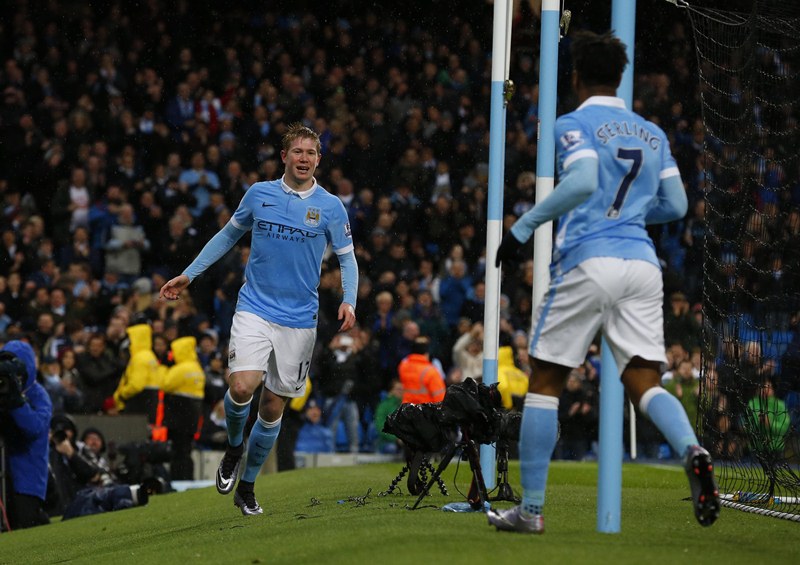 El City volvió a sonreír en la Premier League. (Foto Prensa Libre: AFP)