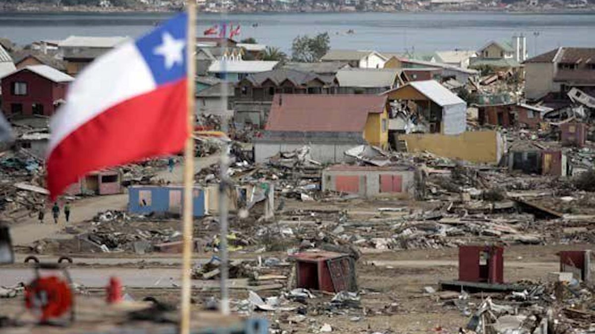 Científicos comprobaron que el terremoto como el de Maule,Chile del 2010 ocurrió en momentos de una gran fuerza de marea alta.(EFE).