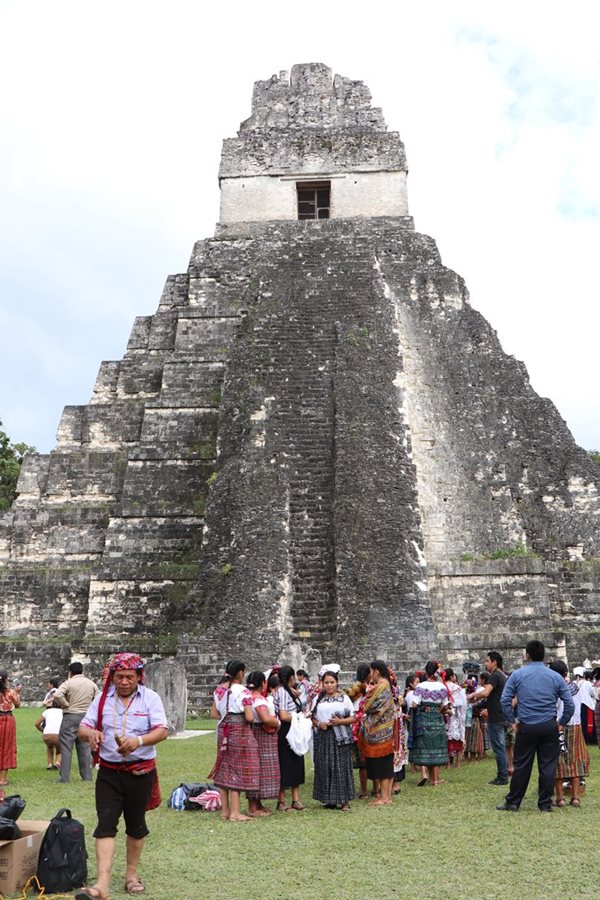 Tikal es el área con mayor afluencia durante esta época. (Foto Prensa Libre: Rigoberto Escobar)