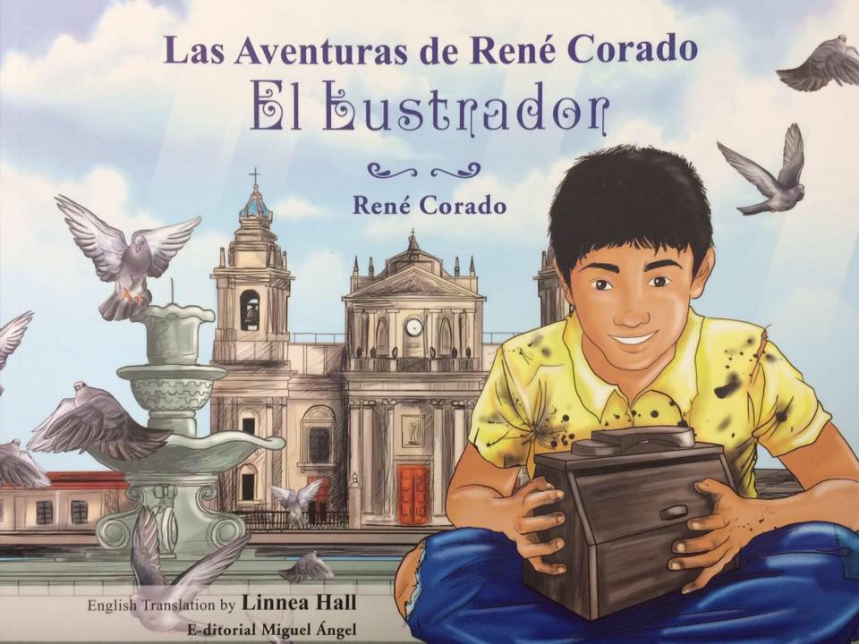 El libro El lustrador, que se publicó en el 2015, narra la historia de superación del guatemalteco René Corado. (Foto Prensa Libre: Facebook El Lustrador Movie)
