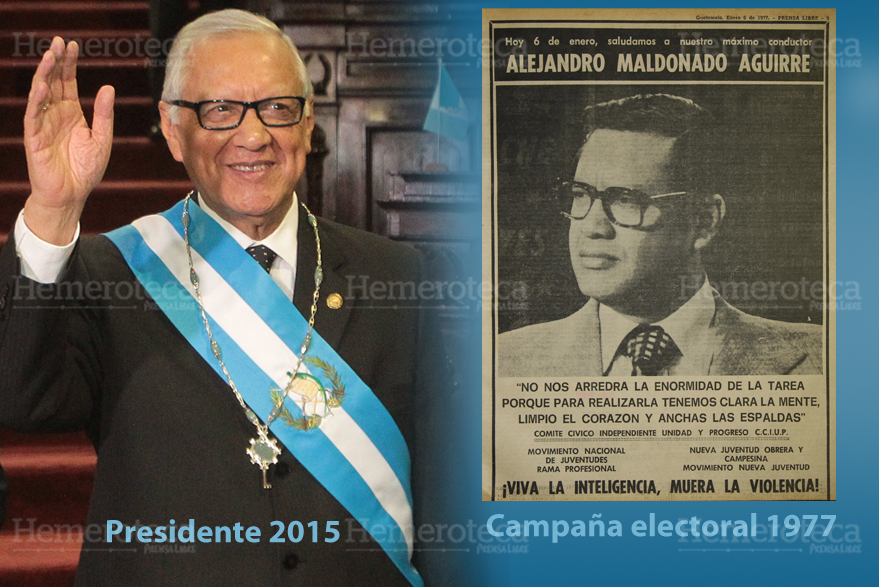 Maldonado Aguirre dijo ayer frase famosa que utilizó en campaña en 1977. (Fotoarte: Hugo Cuyán)