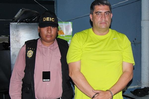 Franz Overdick fue detenido por una presunta estafa en la compra-venta de un equipo de mobiliario. (Foto Prensa Libre: PNC)