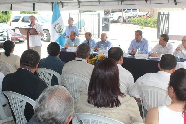 Acto de   inauguración de oficina regional de  Supervisión de Tribunales, en Chiquimula.