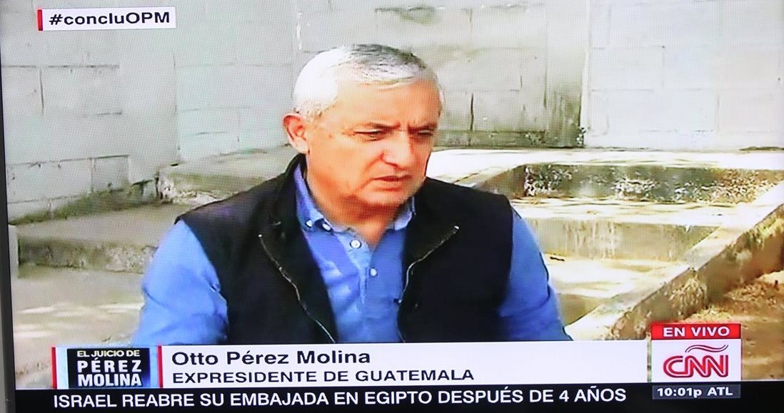 Otto Pérez Molina guarda prisión en la cárcel militar Matamoros. (Foto Prensa Libre: Hemeroteca PL)