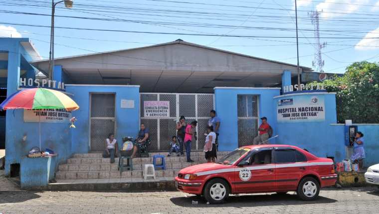 Hospital Regional de Coatepeque, donde estuvo recluido el menor. (Foto Prensa Libre: Alexánder Coyoy).