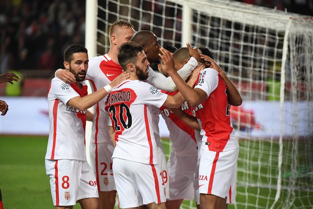 El Mónaco volvió a hacer historia en la Liga francesa. (Foto Prensa Libre: AFP)
