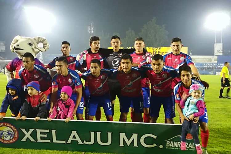 Este fue el equipo titular de Xelajú en Quetzaltenango.