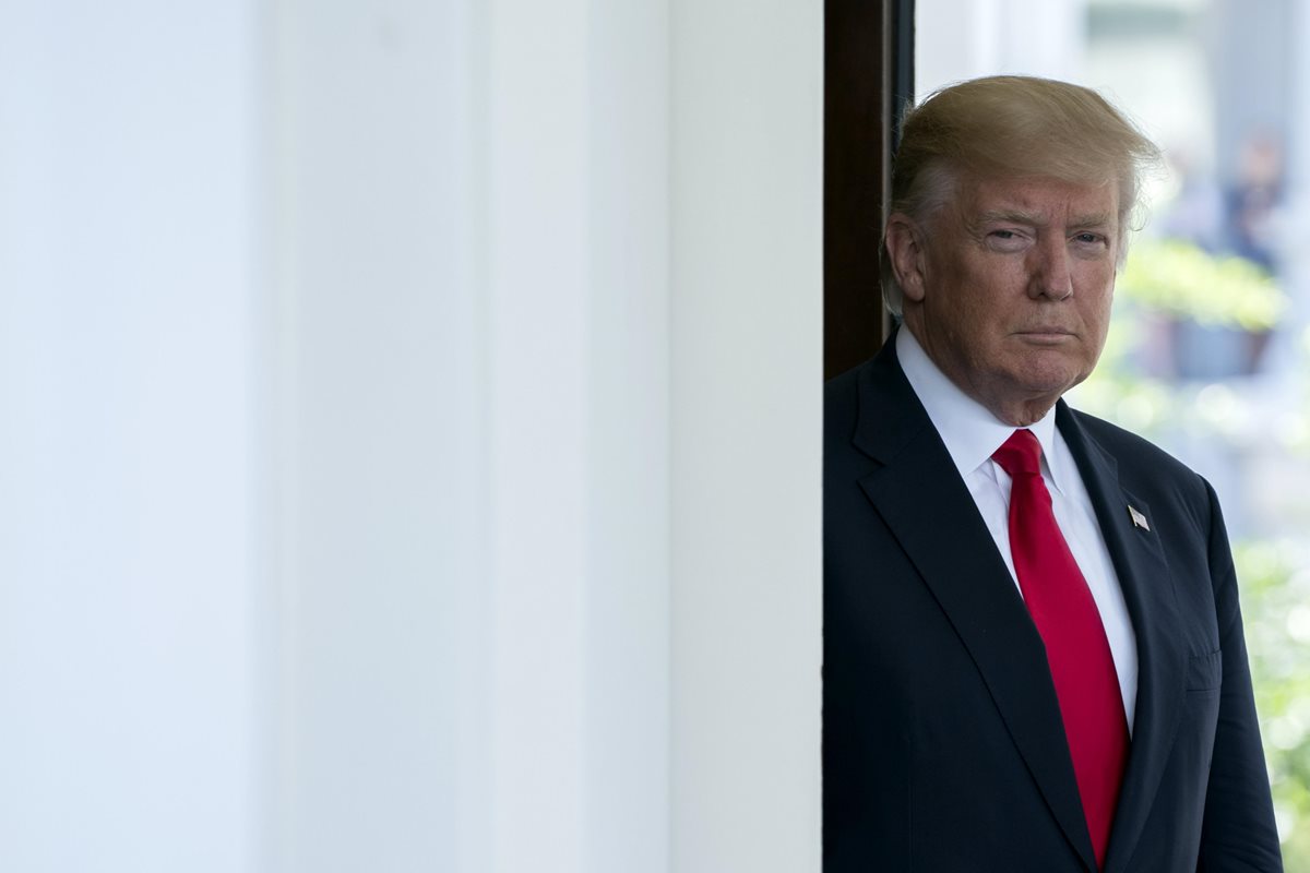 El presidente Donald Trump anunciará este jueves la salida de Estados Unidos del acuerdo de París. (Foto Prensa Libre: EFE)